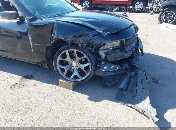 2C3CDXCT3GH247491 2016 DODGE CHARGER Black Front view