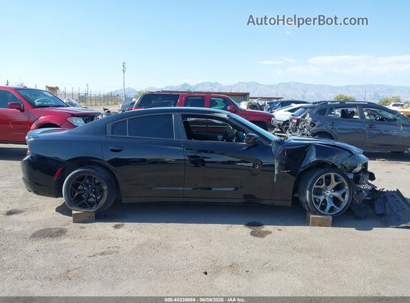 2C3CDXCT3GH247491 2016 DODGE CHARGER Black Rear interior view