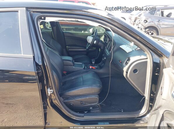 2C3CDXCT3GH247491 2016 DODGE CHARGER Black Front interior view