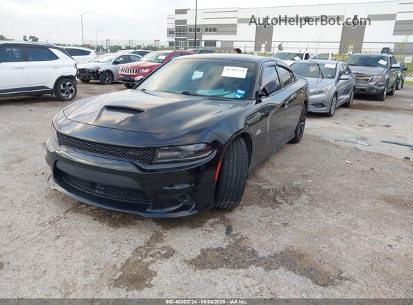 2C3CDXCT3MH578311 2021 DODGE CHARGER Black Передня ліва чверть