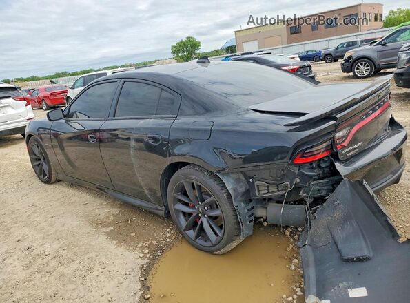 2C3CDXCT3MH608875 2021 DODGE CHARGER Black Հետևի ձախ