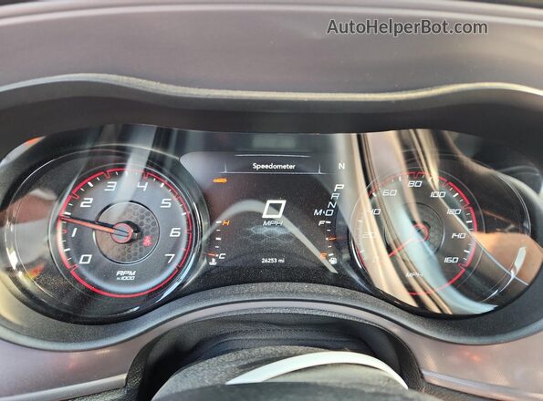 2C3CDXCT3PH604281 2023 DODGE CHARGER White Instrument cluster view