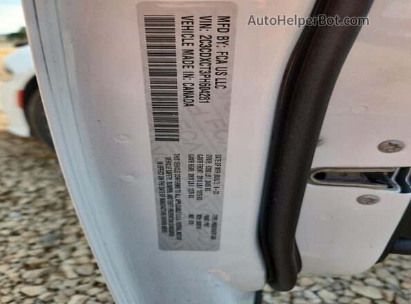 2C3CDXCT3PH604281 2023 DODGE CHARGER White Engine compartment view