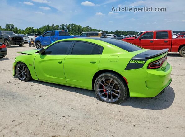 2C3CDXCT3PH671754 2023 DODGE CHARGER Зеленый Задняя левая четверть