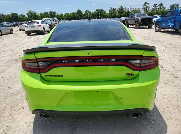 2C3CDXCT3PH671754 2023 DODGE CHARGER Зеленый Вид сзади