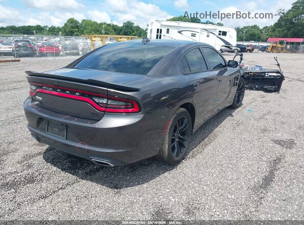 2C3CDXCT4GH127456 2016 DODGE CHARGER Gray Rear right