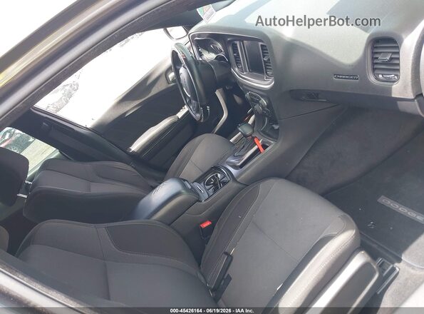 2C3CDXCT4GH127456 2016 DODGE CHARGER Gray Front interior view