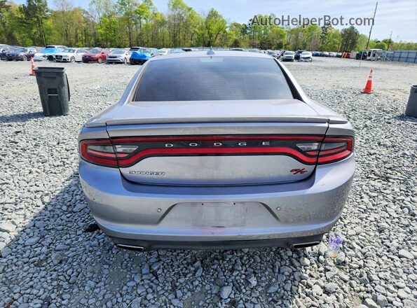 2C3CDXCT4GH241926 2016 DODGE CHARGER Silver Вид ззаду