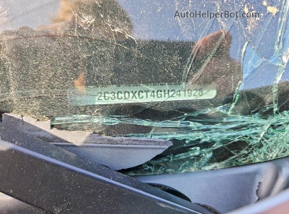 2C3CDXCT4GH241926 2016 DODGE CHARGER Silver Вид підкапотного простору