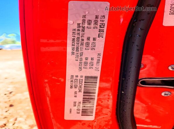2C3CDXCT4HH518446 2017 DODGE CHARGER Orange ძრავის განყოფილების ხედი