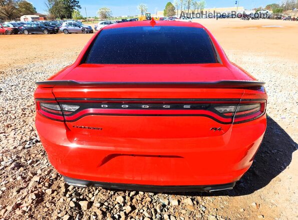 2C3CDXCT4HH518446 2017 DODGE CHARGER Orange უკანა ხედი
