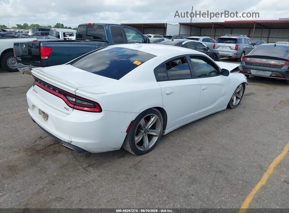 2C3CDXCT4HH523565 2017 DODGE CHARGER White უკანა მარჯვენა