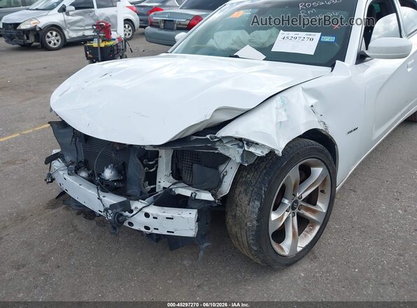 2C3CDXCT4HH523565 2017 DODGE CHARGER White წინა ხედი