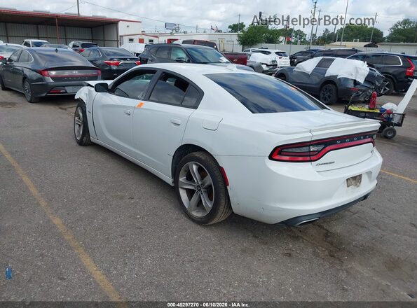 2C3CDXCT4HH523565 2017 DODGE CHARGER White უკანა მარცხენა