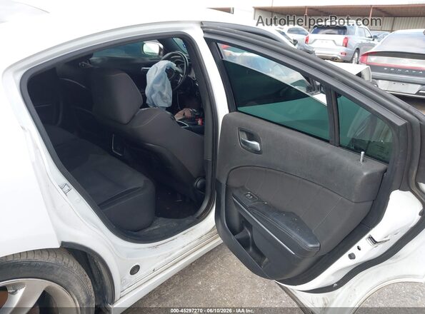 2C3CDXCT4HH523565 2017 DODGE CHARGER White VIN კოდის სტიკერის ხედი