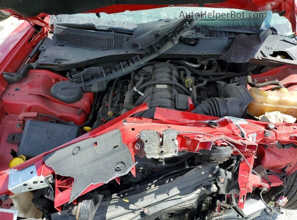 2C3CDXCT4HH576072 2017 DODGE CHARGER Red Սալոնի հետևի տեսք