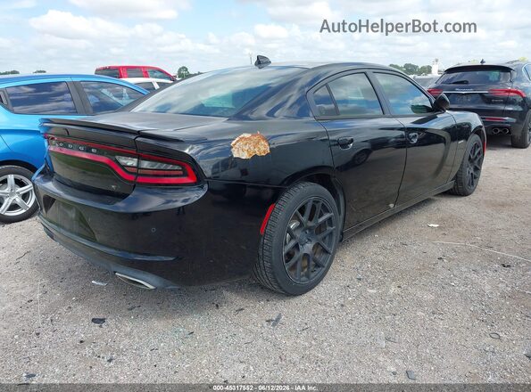 2C3CDXCT4JH167284 2018 DODGE CHARGER Black Trasero derecho