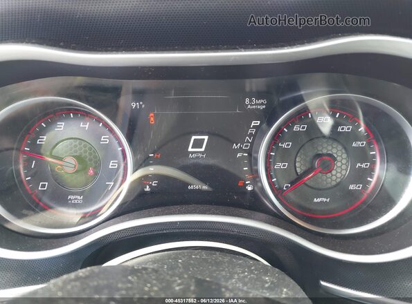2C3CDXCT4JH167284 2018 DODGE CHARGER Black Vista de los asientos traseros