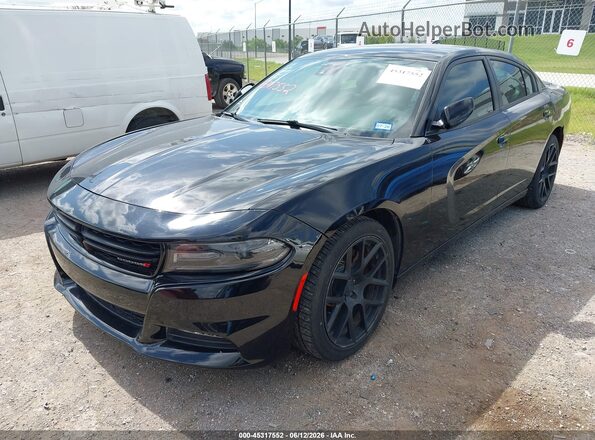 2C3CDXCT4JH167284 2018 DODGE CHARGER Black Vista tres cuartos delantera izquierda