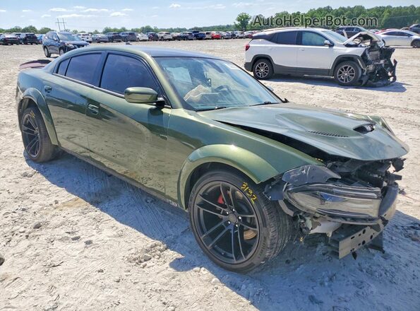 2C3CDXCT4JH260905 2018 DODGE CHARGER Green 