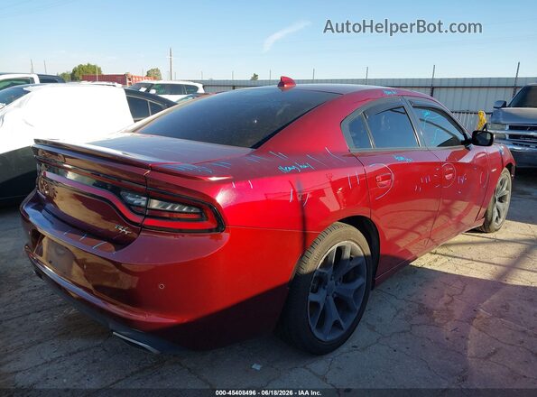 2C3CDXCT4JH307477 2018 DODGE CHARGER Maroon Trasero derecho