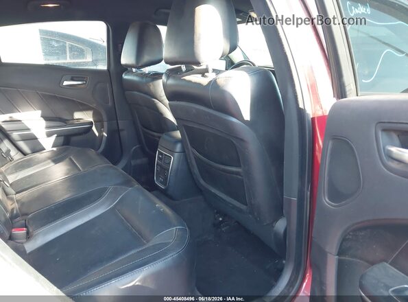 2C3CDXCT4JH307477 2018 DODGE CHARGER Maroon Vista de la etiqueta del VIN