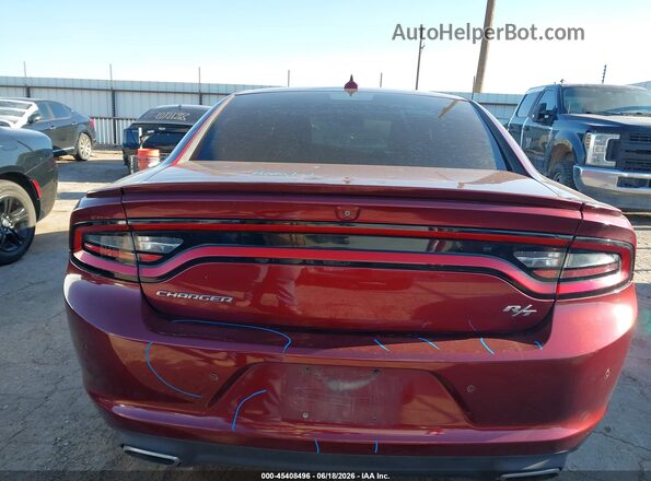 2C3CDXCT4JH307477 2018 DODGE CHARGER Maroon 