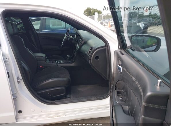 2C3CDXCT4MH633784 2021 DODGE CHARGER White Widok wnętrza z przodu
