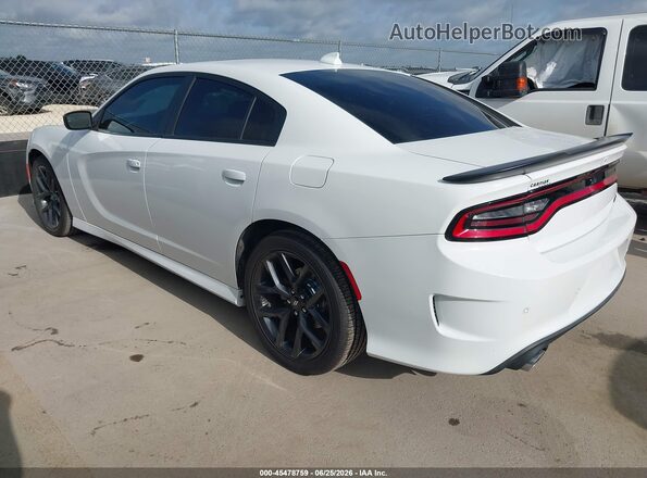 2C3CDXCT4MH633784 2021 DODGE CHARGER White Tył lewy