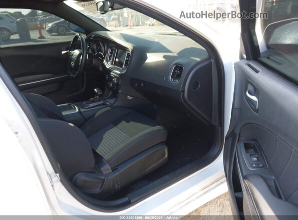 2C3CDXCT4NH264328 2022 DODGE CHARGER White Вид салону спереду