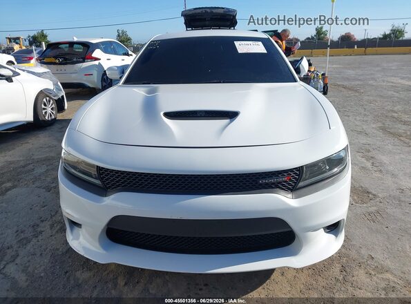 2C3CDXCT4NH264328 2022 DODGE CHARGER White Вид щитка приладів