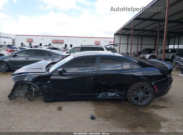 2C3CDXCT5HH609421 2017 DODGE CHARGER Black სალონის 360-გრადუსიანი ხედი