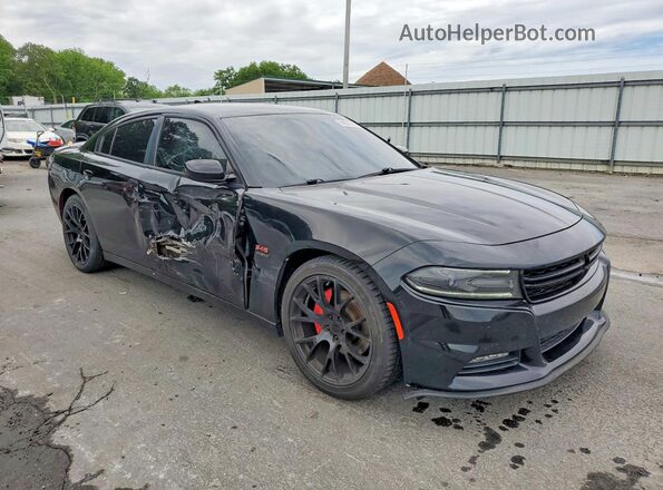 2C3CDXCT5JH142314 2018 DODGE CHARGER Black Delantero derecho