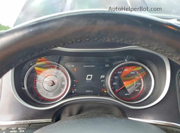 2C3CDXCT5JH142314 2018 DODGE CHARGER Black Vista del cuadro de instrumentos