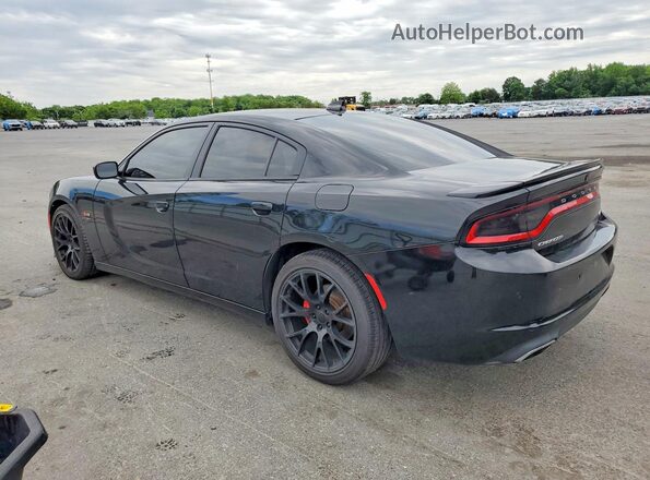 2C3CDXCT5JH142314 2018 DODGE CHARGER Black Trasero izquierdo