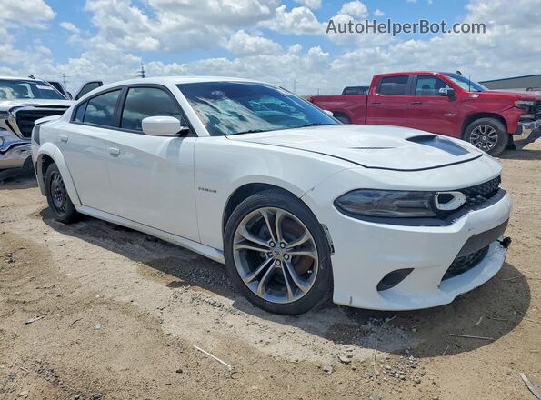 2C3CDXCT5MH517963 2021 DODGE CHARGER White Front right