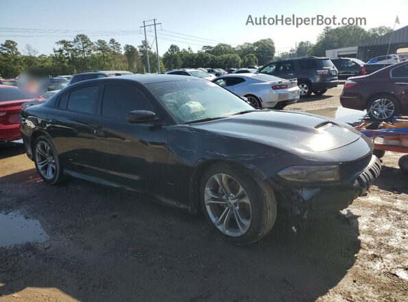 2C3CDXCT5MH647676 2021 DODGE CHARGER Black წინა მარჯვენა