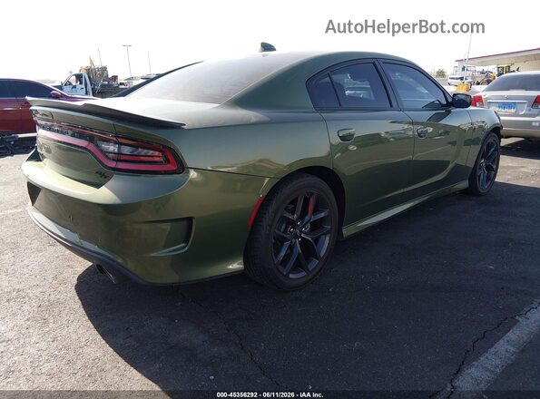 2C3CDXCT5NH197867 2022 DODGE CHARGER Green Rear right