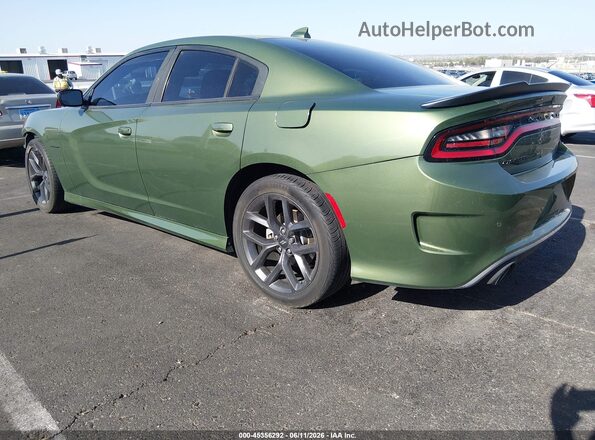 2C3CDXCT5NH197867 2022 DODGE CHARGER Green Rear left