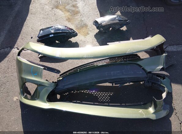2C3CDXCT5NH197867 2022 DODGE CHARGER Green Instrument cluster view