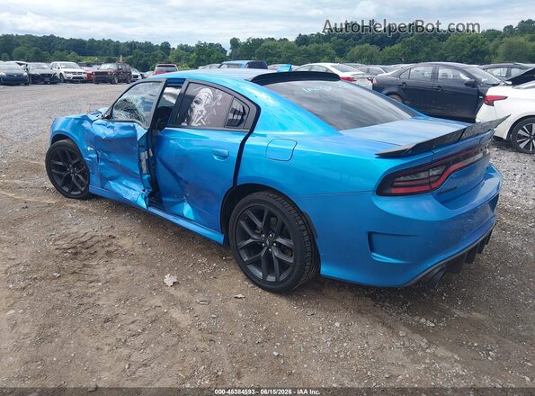 2C3CDXCT5PH616240 2023 DODGE CHARGER Blue Trasero izquierdo