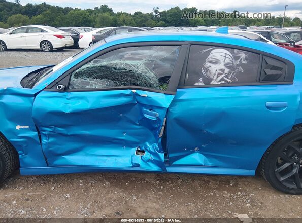 2C3CDXCT5PH616240 2023 DODGE CHARGER Blue Vista frontal