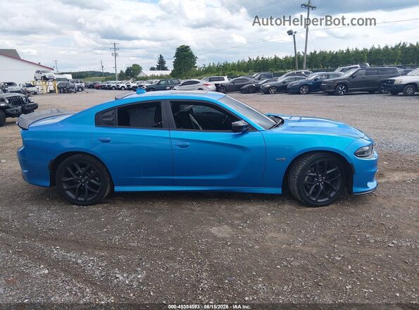 2C3CDXCT5PH616240 2023 DODGE CHARGER Blue Vista interior trasera