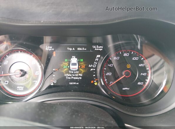 2C3CDXCT6HH567583 2017 DODGE CHARGER Red Հետևի նստատեղերի տեսք