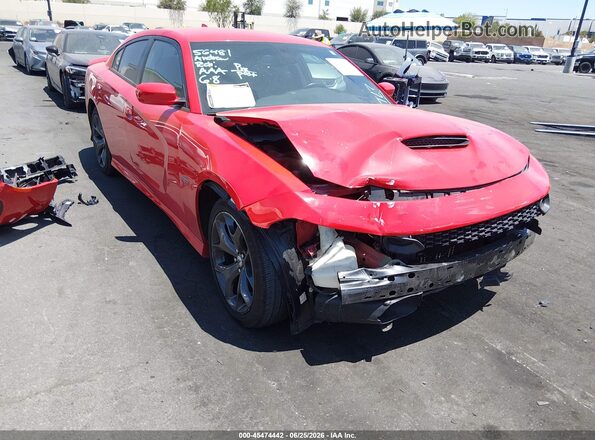2C3CDXCT6KH597920 2019 DODGE CHARGER Red Դիմացի տեսք