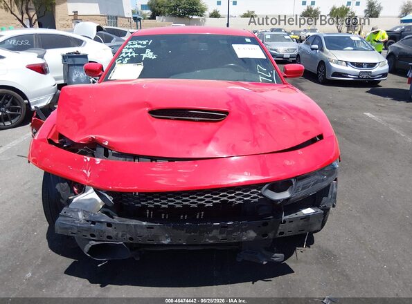 2C3CDXCT6KH597920 2019 DODGE CHARGER Red Սալոնի հետևի տեսք