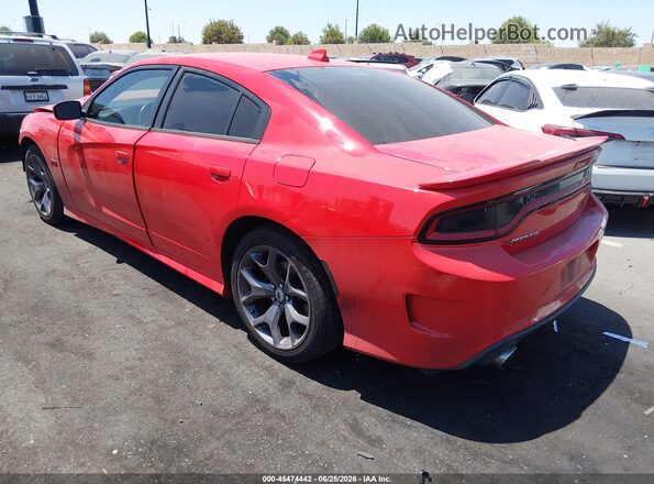 2C3CDXCT6KH597920 2019 DODGE CHARGER Red Հետևի ձախ