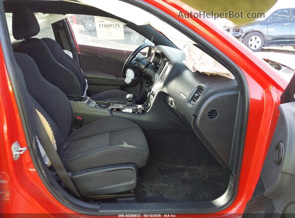 2C3CDXCT6KH722155 2019 DODGE CHARGER Orange Vista interior delantera