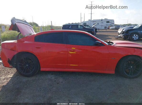 2C3CDXCT6KH722155 2019 DODGE CHARGER Orange Vista interior de 360 grados
