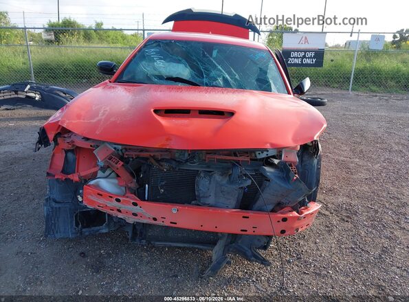 2C3CDXCT6KH722155 2019 DODGE CHARGER Orange Vista interior trasera